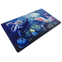 Tapis de jeu personnalisé en usine avec impression par sublimation CMYK 14"x24" antidérapant, OEM pour les joueurs de PC, les joueurs de TCG, le bureau et la maison