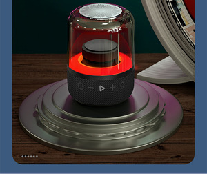 Bán hàng nóng xách tay mini Led RGB ánh sáng loa với không dây đèn Led Loa siêu trầm cho các bên ngoài trời - Product Image 4