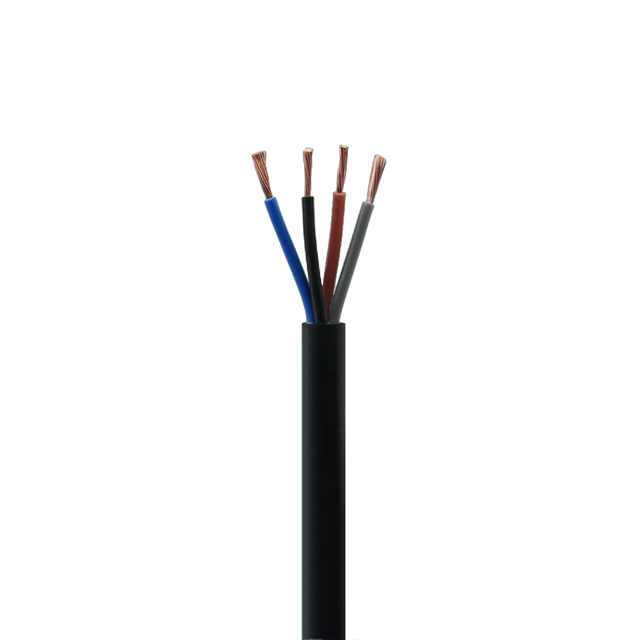Junshuai PVC Copper Conductor Flexible RVV Control Cable 2-12Core 0.75-6mm Electrical Power Cable Wire 0.75 1.5 2.5 4mm Thick
