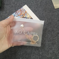 Sac à fermeture éclair en EVA/PVC transparent recyclable avec logo personnalisé, pochette de sécurité à fermeture éclair, emballage pour cosmétiques, bijoux, bagues, boucles d'oreilles, lunettes