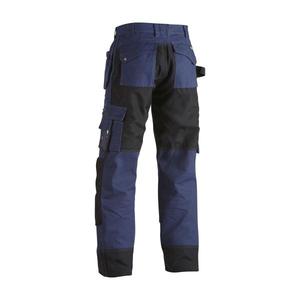 BLAKLADER - 155013708899C60 Pantalon Craftsman avec poches genouillères bleu marine/noir-PANTALON DE TRAVAIL EAN 7330509275061 - Product Image 2