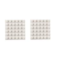 Plaque en plastique ABS de qualité supérieure 6x6, multicolore, très vendue, pièces de rechange pour blocs de construction DIY, pour modélisme n°3958