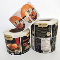 Étiquettes autocollantes rondes en vinyle imperméable imprimées sur mesure avec logo de marque privée pour emballage de produits, impression d'étiquettes en rouleau