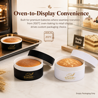 Tubo de Papel Kraft con Logotipo Personalizado, Apto para Horno a 200°C, para Empacar Mini Pasteles, Snacks y Alimentos para Mascotas - Cajas Ecológicas para Pasteles al por Mayor