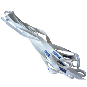 핫 세일 100% 폴리에스터 헤비 듀티 리프팅 슬링 미국 표준 1T-<span class=keywords><strong>10T</strong></span> 6:1 안전 계수 검정 둥근 모양 - Product Image 6