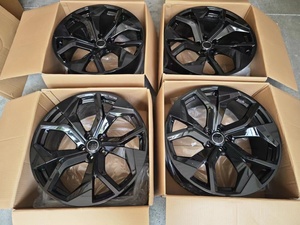Cerchi in Lega Concavi Sportivi Neri Lucidi da 21, 22, 23 Pollici 5x112 per Auto RS Q8 Anni 2015-2024 - Offerta Speciale - Product Image 3