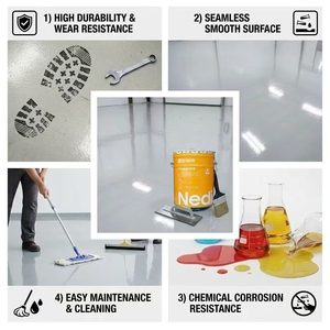 Suministro de fábrica: Revestimiento de suelo epoxi antiestático ESD para fábricas textiles vacías, plantas de hilatura, superficie epoxi completa sin telares - Product Image 5