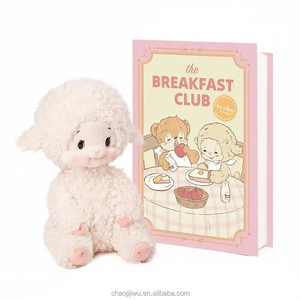 Bobonuts Ribo, Peluche de Cordero Reconfortante, Almohada para Dormir, Muñeco de Peluche, Juguete de Peluche de 31-50 cm, Relleno de Algodón, Regalo de Cumpleaños - Product Image 1