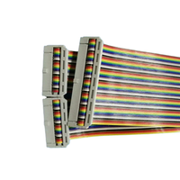 Câble ruban gris standard 64 broches, espacement 32 broches, pas de 2,54 mm, longueur 50 cm, âme en cuivre, isolation PVC, pour la conception de machines électroménagères