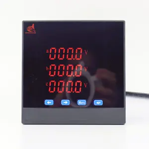 Good quality Input 5A CT Three 3 Phase 4 Wire Multifunction Power Energy Monitor Meter