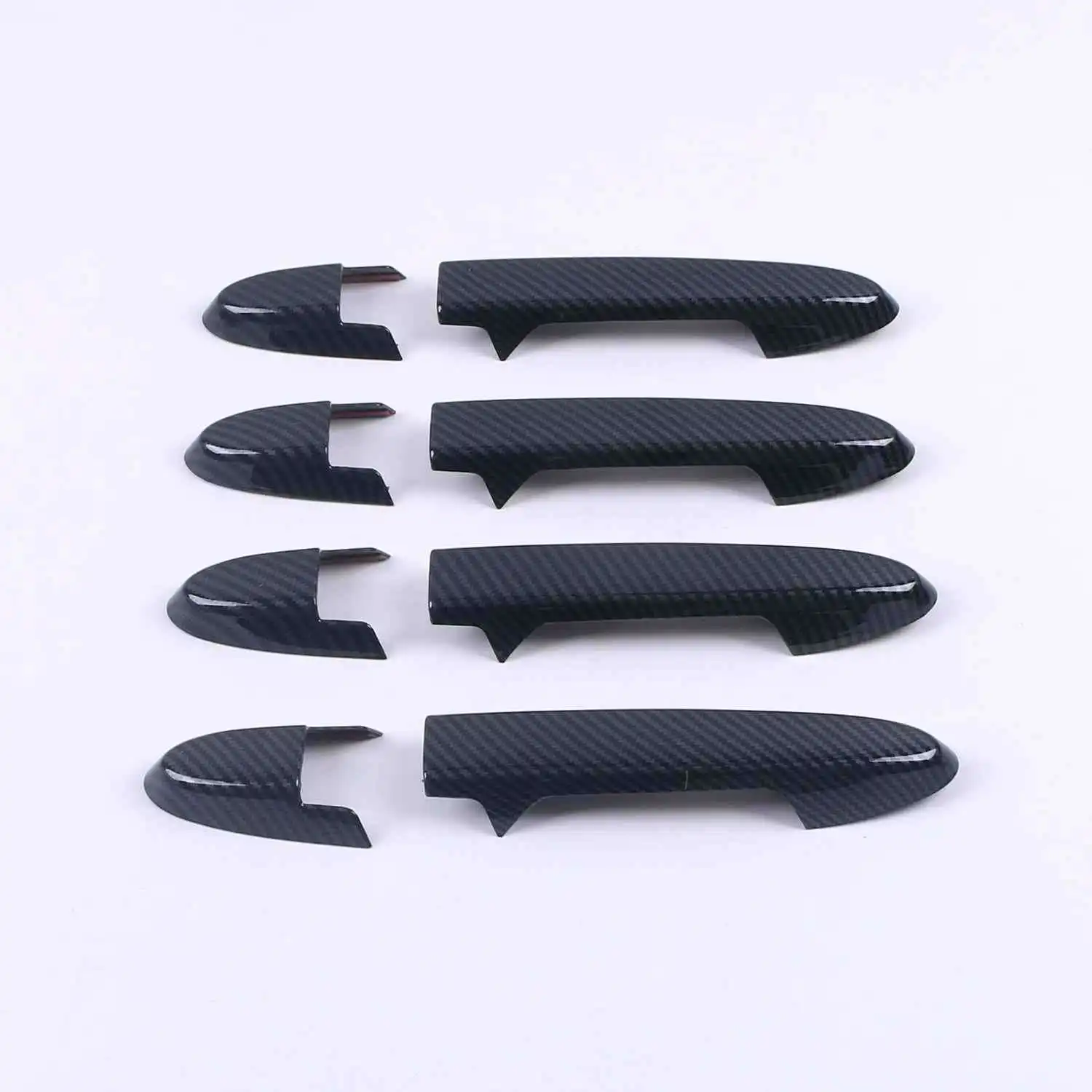 carbon fiber car door handle trim bowl fuel tank cover protect for honda fit jazz 2013 2014 2015 2016 2017 2018 2019 2020 gk5