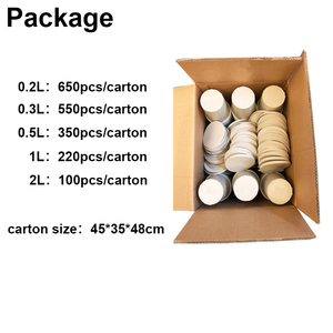 Vaso Mezclador de Pintura Automotriz Desechable de Plástico con Tapa, Precio Económico, 200 ml/300 ml/500 ml/1000 ml/2000 ml - Product Image 6