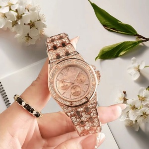 Reloj Cronógrafo de Lujo para Hombre 2026, con Diamantes, Correa Dorada, Reloj de Pulsera de Moda, Marca con Logotipo - Product Image 2