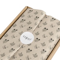 Papier d'emballage personnalisé en gros de haute qualité au meilleur prix avec logo imprimé élégant