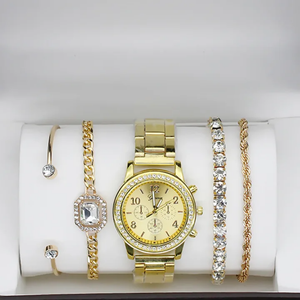 Orologi al Quarzo da <span class=keywords><strong>Donna</strong></span> di Tendenza, con Diamanti Incastonati, in Acciaio Inossidabile da 18mm, Gioielli Casual per Studentesse e Consumatori Transfrontalieri - Product Image 2