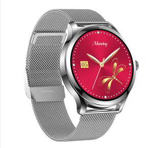 Montres intelligentes DF EDS L92 pour femmes, coque ronde en métal, tracker de fitness - Product Image 4