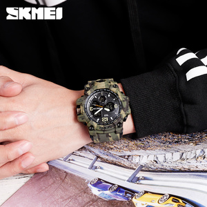 Montre Digitale Homme Tendance Double Affichage <span class=keywords><strong>Skmei</strong></span> <span class=keywords><strong>1155B</strong></span> Chronographe de Haute Qualité - Product Image 6