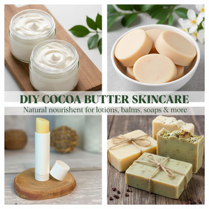 Manteca de Cacao de Grado Cosmético, Manteca de Cacao Natural Cruda para el Cuidado Corporal, Cuidado de la Piel, Elaboración de Jabón y Velas - Product Image 3