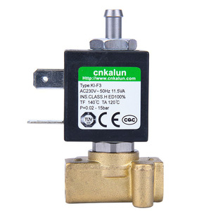 Cnkalun seri KL-F3 12V/24VDC 120V/240VAC 2 stasiun dan <span class=keywords><strong>3</strong></span> cara tekanan tinggi tutup Normal katup Solenoid dengan kualitas tinggi - Product Image 4