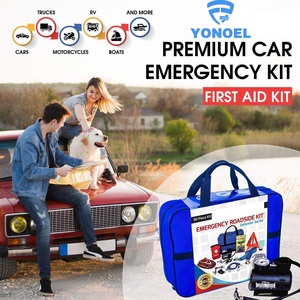 Kit de Primeros Auxilios de Emergencia para Auto de 90 Piezas, Kit de Herramientas de <span class=keywords><strong>Seguridad</strong></span> <span class=keywords><strong>Vial</strong></span>, Kit de Primeros Auxilios para Viajes, Campamentos, Senderismo - Product Image 2