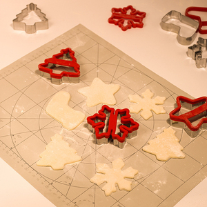 Decorazioni natalizie in metallo Set per biscotti regalo include biscotti stampi per albero calzini frese <span class=keywords><strong>fiocco</strong></span> <span class=keywords><strong>di</strong></span> <span class=keywords><strong>neve</strong></span> frese per feste - Product Image 5