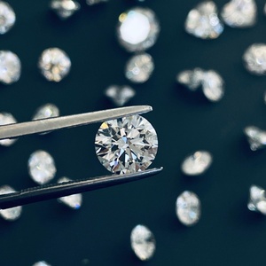 Diamants de laboratoire créés HPHT CVD, certifiés IGI, taille brillant rond, couleur fantaisie D, 0,5 ct, 1 ct, 1,5 ct, 2 ct, 3 ct, perçés au laser, vente en gros - Product Image 1