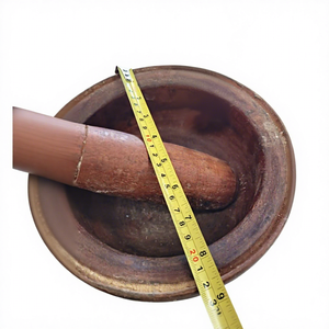 Wooden Mortar Pestle <b>Set</b> Handcrafted Durable <b>Herb</b> <b>Spice</b> Grinder Manual Food Grade Wood Bowl Matching Pestle - Product Image 6