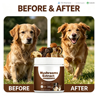 Complément alimentaire aux champignons et probiotiques pour chiens et chats – Mélange exclusif de champignons – Poudre riche en protéines à absorption rapide – Renforce l'immunité chez les adultes
