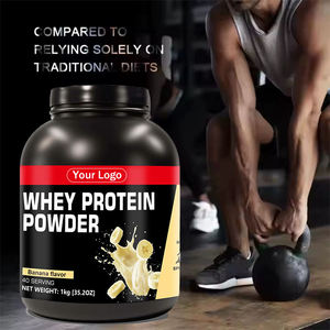 Banana Flavors Premium <span class=keywords><strong>Mass</strong></span> Gainer Poudre de protéine de lactosérum Créatine Vitamines pour la musculation rapide Gym Fitness - Product Image 3