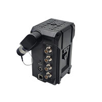 Convertidor de Fibra Óptica SDI de 12g con Entrada y Salida SDI, Cable SMPTE, Fuente de Alimentación, Ethernet, Intercomunicador, Tally Remoto