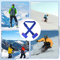 Kit de sangle de transport réglable pour bâtons de ski et bottes, porte-équipement de snowboard à porter à l'épaule