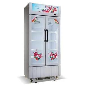 Refrigerador <span class=keywords><strong>de</strong></span> supermercado con puerta <span class=keywords><strong>de</strong></span> cristal, vitrina <span class=keywords><strong>de</strong></span> exhibición - Product Image 1