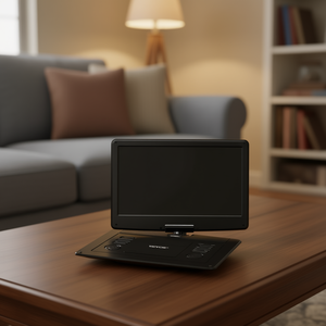 Écran d'affichage pivotant HD portable Vevor de 15,6 pouces pour lecteur DVD avec batterie intégrée compatible CD/VCD - Product Image 2