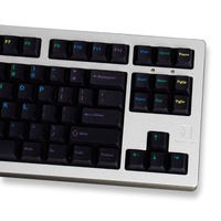 PBT 129 Keys Cherry Profile GMK Clone Midnight Rainbow Gradient Keycaps for MX Switch 87/96/104 Mechanical Keyboard