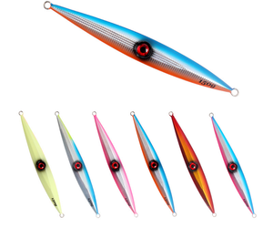 Señuelo artificial luminoso de placa de hierro de hundimiento rápido para pesca de marlin en la orilla, lanzamiento a larga distancia, metal de plomo - Product Image 1