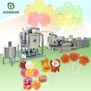 Chaîne de production complète de sucettes artisanales, machine d'extrusion de bâtonnets de bonbons, machine à fabriquer des sucettes rondes en Inde - Product Image 1