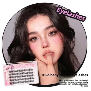 Ultra-Soft 5D <span class=keywords><strong>BabyFan</strong></span> Cils Auto-Adhésif Naturel Petite Perle Faux Cils pour le Maquillage Léger - Product Image 4