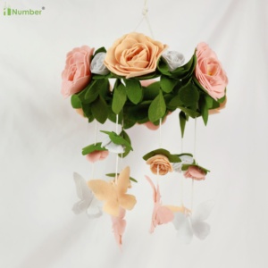 เตียงสัตว์ดาวสีทองผีเสื้อเด็กผู้หญิงเดซี่เปลเด็กทารกเคลื่อนที่ได้สำหรับเพดานเปลเด็กทารก - Product Image 3