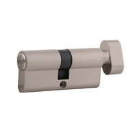 Cerradura de puerta de mortaja de llave de ordenador de aleación de Zinc de latón de 70mm, cerradura de cilindro Euro Porfile