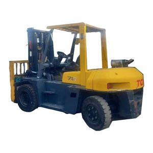 Montacargas Diésel TCM 7T Usado, Apto para Minoristas, Almacenes, Manejo de Materiales, Ingeniería, Construcción, Movimiento de Tierras, Proyectos de Elevación - Product Image 1