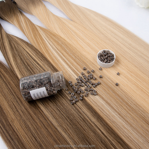 ผมต่อแบบขายส่ง Butterfly Weft ไฮไลท์ผมแท้แบบ Double Weft จัดเรียงเกล็ดผม Genius Hole Weft - Product Image 4