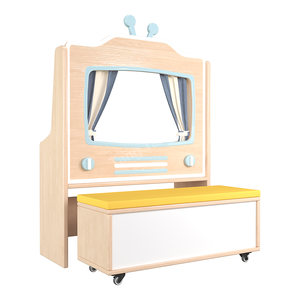 Ensemble de meubles de jeu en bois moderne de haute qualité, sécurisé pour les enfants d'âge préscolaire, garderies, salles de classe, zones de jeu de rôle, Montessori - Product Image 5