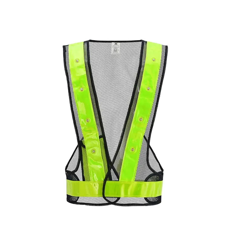 WX cinturon reflectante Women Men High Light LED Flashing Safety ReflectiveとVest 16 Led Light