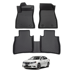 Accesorios y Piezas de <span class=keywords><strong>Interior</strong></span>, Tapetes 3D de TPE Impermeables para Coche y Revestimiento de Carga para Nissan Sentra - Product Image 2