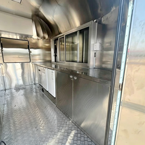 Auron Retro Mobile Modern Food Truck en acier inoxydable, tôle galvanisée, aluminium et fibre de verre, remorque alimentaire, vente en gros, nouveau modèle - Product Image 4