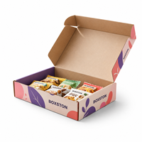 Boîte d'emballage alimentaire personnalisée en couleur pour beignets, vêtements, expédition, envoi postal, boîte cadeau, emballage de luxe pour la vente au détail