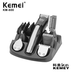 Ensemble de tondeuses à cheveux <span class=keywords><strong>Kemei</strong></span> Km-<span class=keywords><strong>600</strong></span> rechargeables 6 en 1 avec tête de lame multifonctionnelle pour hommes - Product Image 3