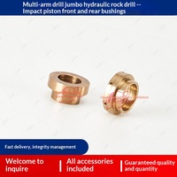 Accessoires pour foreuse hydraulique multi-bras : Piston d'impact, Manchon de guidage avant, Guide de queue de foreuse triangulaire en cuivre