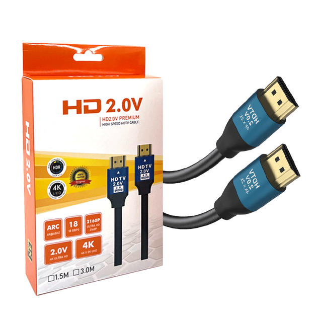 SIPU 1.5M Gold Plated Male to Male HDMI Cable 4K 3D 60HZ for HDTV Monitor Computer & Home Theater Cable Supplier Polybag Packed"