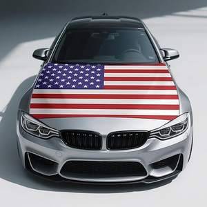 Funda Elástica para Coche con Bandera Americana de Alta Calidad, 120*160cm, para Cubrir el Capó del Motor, para Partidos de Fútbol 2026, Venta al Por Mayor - Product Image 5